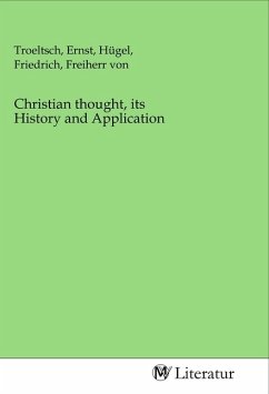 Cover Christian thought, its History and Application