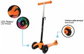 Jamara KickLight Scooter orange