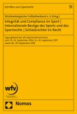 Integrität und Compliance im Sport - Internationale Bezüge des Sports und des Sportrechts - Schiedsrichter im Recht