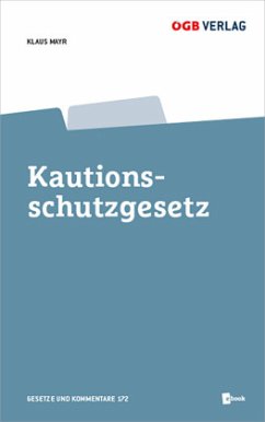 Kautionsschutzgesetz - Mayr, Klaus