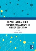 Impact Evaluation of Quality Management in Higher Education (eBook, ePUB)