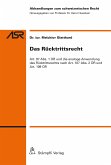 Das Rücktrittsrecht (eBook, PDF)