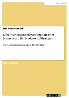 Effektiver Einsatz marketingpolitischer Instrumente für Produkteinführungen (eBook, PDF)