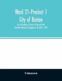 Ward 21-Precinct 1; City of Boston; List of Residents 20 years of Age and Over (Females Indicated by Dagger) as of April 1, 1924