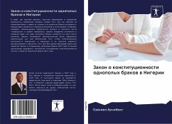 Cover Zakon o konstitucionnosti odnopolyh brakow w Nigerii
