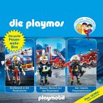 Die Playmos - Das Original Playmobil Hörspiel, Die große Feuerwehr-Box, Folgen 42, 57, 62 (MP3-Download)