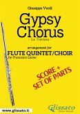 Gypsy Chorus - Flute quintet/choir score & parts (fixed-layout eBook, ePUB)