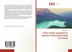 Droit minier espagnol et gestion environementale et sociale - Djkine, Bakary