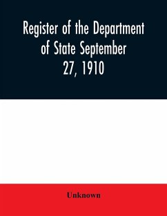 Register of the Department of State September 27, 1910 - Unknown