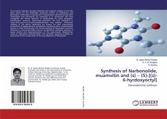 Synthesis of Narbonolide, muamvitin and (s) ¿ (5)-[(s)-6-hyrdoxyoctyl] - Reddy, B. Jagan Mohan;Ranjitha, K. V. B.;Kavitha, A.