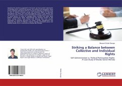 Striking a Balance between Collective and Individual Rights