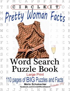 Circle It, Pretty Woman Facts, Word Search, Puzzle Book