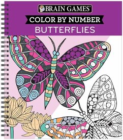 Brain Games - Color by Number: Butterflies - Publications International Ltd; New Seasons; Brain Games