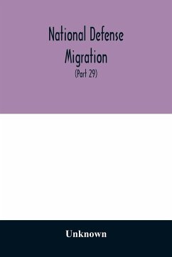 National defense migration. Hearings before the Select Committee Investigating National Defense Migration, House of Representatives, Seventy-seventh Congress, first second session, pursuant to H. Res. 113, a resolution to inquire further into the intersta - Unknown