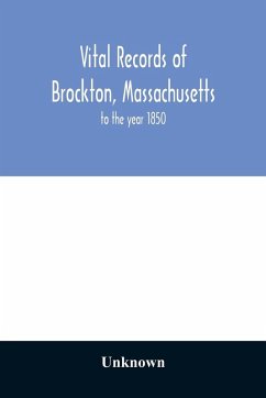 Vital records of Brockton, Massachusetts - Unknown