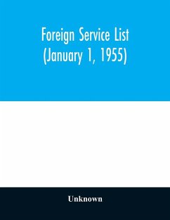 Foreign service list (January 1, 1955) Cover Foreign service list (January 1, 1955)