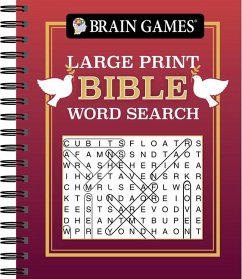 Brain Games - Large Print Bible Word Search (Red) - Publications International Ltd; Brain Games