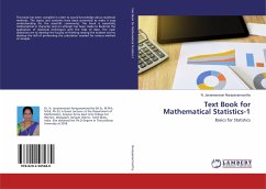 Text Book for Mathematical Statistics-1 - Narayanamoorthy, N. Jananeeswari