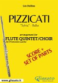 Pizzicati - Flute quintet/choir score & parts (fixed-layout eBook, ePUB)