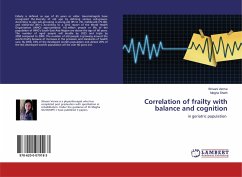 Correlation of frailty with balance and cognition