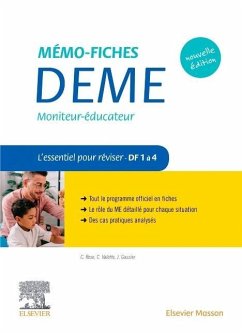 Mémo-Fiches Deme. Moniteur-Educateur - Rose, Céline; Valette, Christophe; Gassier, Jacqueline