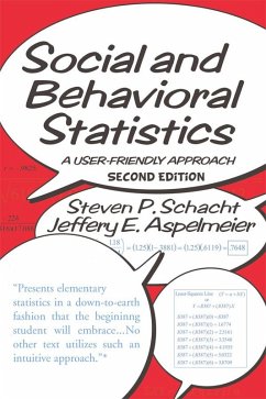 Social and Behavioral Statistics (eBook, ePUB) - Schacht, Steven P.