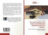 DE L'APPLICABILITE DU SMIG EN REPUBLIQUE DEMOCRATIQUE DU CONGO :