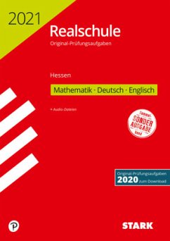 Cover STARK Original-Prüfungen Realschule 2021 - Mathematik, Deutsch, Englisch - Hessen
