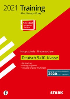 Training Abschlussprüfung Hauptschule 2021 - Deutsch 9./10. Klasse - Niedersachsen, Ausgabe mit ActiveBook