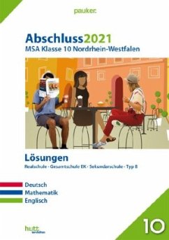 Cover Abschluss 2021 - Mittlerer Schulabschluss Nordrhein-Westfalen Lösungen