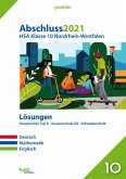 Abschluss 2021 - Hauptschulabschluss Klasse 10 Nordrhein-Westfalen Lösungen