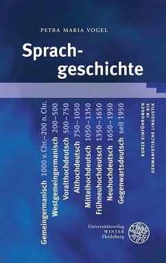 Sprachgeschichte (eBook, PDF) - Vogel, Petra Maria