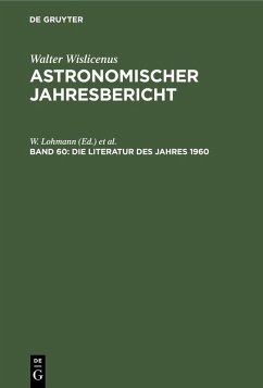 Die Literatur des Jahres 1960 (eBook, PDF)