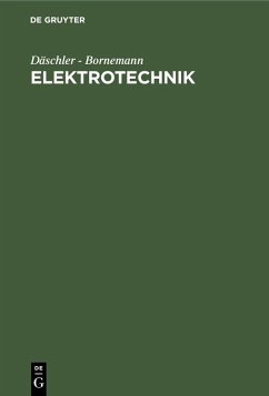 Elektrotechnik (eBook, PDF) - Däschler, Artur; Bornemann, Hans