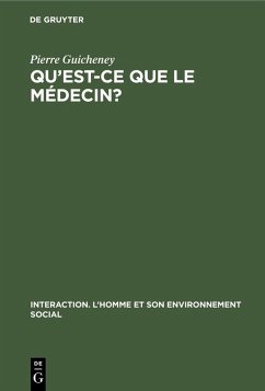Cover Qu'est-ce que le médecin? (eBook, PDF)