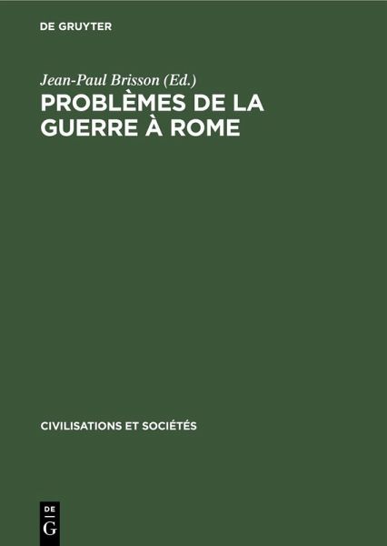 Problèmes de la guerre à Rome (eBook, PDF)