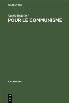 Pour le communisme (eBook, PDF) - Badaloni, Nicola