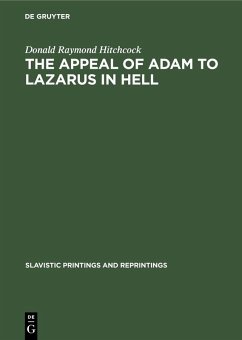 Cover The Appeal of Adam to Lazarus in Hell (eBook, PDF)