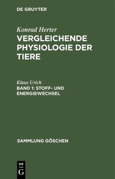 Stoff- und Energiewechsel (eBook, PDF)