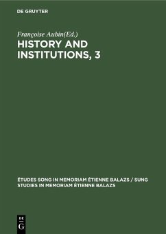 History and Institutions, 3 (eBook, PDF)