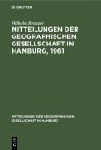 Mitteilungen der Geographischen Gesellschaft in Hamburg, 1961 (eBook, PDF)