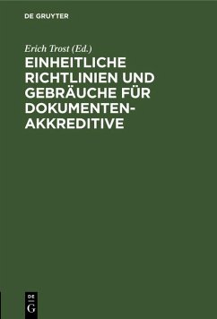 Cover Einheitliche Richtlinien und Gebräuche für Dokumentenakkreditive (eBook, PDF)