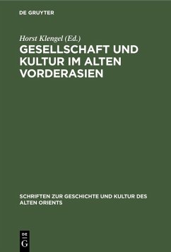 Cover Gesellschaft und Kultur im alten Vorderasien (eBook, PDF)
