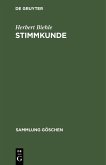 Stimmkunde (eBook, PDF)