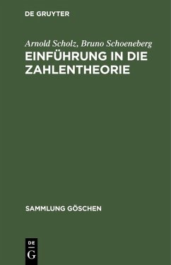 Cover Einführung in die Zahlentheorie (eBook, PDF)