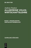 Grundlegung, Wirtschaftskreislauf (eBook, PDF)