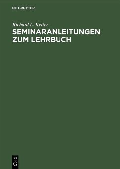 Cover Seminaranleitungen zum Lehrbuch (eBook, PDF)