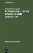 Althochdeutsche Sprache und Literatur... - Bild 1