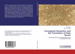 Conceptual Semantics and the Translation of Holy Quran