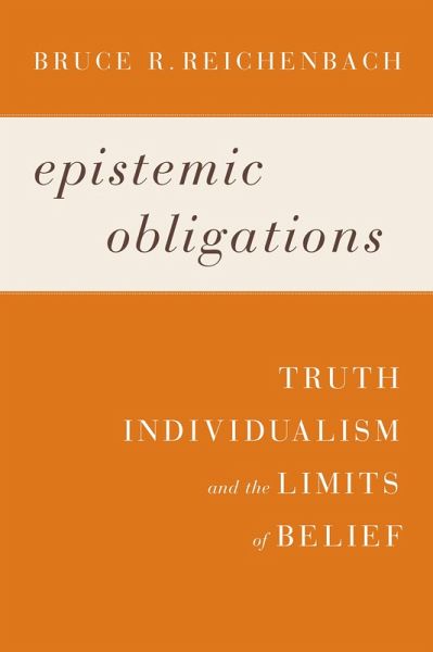 Epistemic Obligations (eBook, PDF) Epistemic Obligations (eBook, PDF)